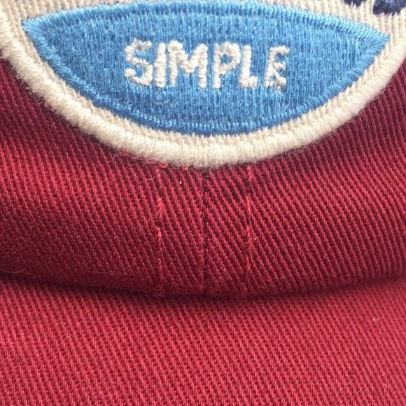 LIFE IS GOOD Trucker Hat  SnapBack Burgundy/Beige - Picture 8 of 11